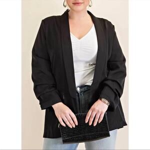 KORI dependent on me blazer black size small